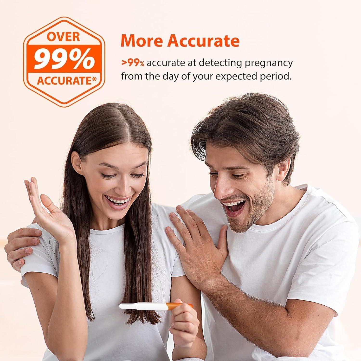 imagePregnancy Test Strips Kit with Cup iHealth Early Detection HighSensitivity HCG Tests Detect 6 Days Sooner Over 99 Accurate Individually Wrapped Includes 3 Sticks  10 Strips Pruebas de Embarazo13 Pack