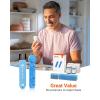 imageiHealth Acacia Blood Glucose Monitor Kit 100 Glucometer Strips 100 Lancets 1 Blood Sugar Monitor 1 Lancing Device 1 Travel Bag No Coding Portable Blood Sugar Testing Kit Diabetes Testing
