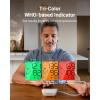 imageiHealth Accu Luminate Arm Blood Pressure Monitor  45quot Large TriColor WHOBased LCD Clinically Validated Accuracy Irregular Heartbeat Alert Bluetooth Cloud Sync Adjustable Large 86quot17quot CuffWhite