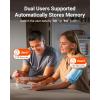 imageiHealth Accu Luminate Arm Blood Pressure Monitor  45quot Large TriColor WHOBased LCD Clinically Validated Accuracy Irregular Heartbeat Alert Bluetooth Cloud Sync Adjustable Large 86quot17quot CuffWhite