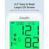imageiHealth Accu Luminate Arm Blood Pressure Monitor  45quot Large TriColor WHOBased LCD Clinically Validated Accuracy Irregular Heartbeat Alert Bluetooth Cloud Sync Adjustable Large 86quot17quot CuffWhite