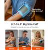 imageiHealth Accu Luminate Arm Blood Pressure Monitor  45quot Large TriColor WHOBased LCD Clinically Validated Accuracy Irregular Heartbeat Alert Bluetooth Cloud Sync Adjustable Large 86quot17quot CuffWhite