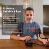 imageiHealth Accu Luminate Arm Blood Pressure Monitor  45quot Large TriColor WHOBased LCD Clinically Validated Accuracy Irregular Heartbeat Alert Bluetooth Cloud Sync Adjustable Large 86quot17quot CuffBlack