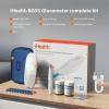 imageiHealth Gluco Plus Blood Sugar Monitor Kit Smart Bluetooth Glucose Meter Glucometer iHealth Glucose Test Strips 50 Count 1 Lancing Device 10 Count 30 Gauge Lancets and 1 Carrying Case No Coding