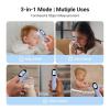 imageiHealth Infrared Digital Thermometer for Adults and Kids Baby Thermometer with 3in1 Mode ampamp 3Color Prompt Fever Alarm ampamp Silent Mode Forehead ampamp Object Detection 40 Memory Storages PT9L BlueBlue