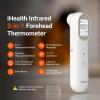 imageiHealth Infrared Digital Thermometer for Adults and Kids Baby Thermometer with 3in1 Mode ampamp 3Color Prompt Fever Alarm ampamp Silent Mode Forehead ampamp Object Detection 40 Memory Storages PT9L BlueWhite