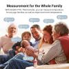 imageiHealth Infrared Digital Thermometer for Adults and Kids Baby Thermometer with 3in1 Mode ampamp 3Color Prompt Fever Alarm ampamp Silent Mode Forehead ampamp Object Detection 40 Memory Storages PT9L BlueWhite