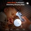 imageiHealth Infrared Digital Thermometer for Adults and Kids Baby Thermometer with 3in1 Mode ampamp 3Color Prompt Fever Alarm ampamp Silent Mode Forehead ampamp Object Detection 40 Memory Storages PT9L BlueBlue