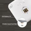 imageiHealth Lina Smart Digital Body Weight ScaleBathroom Scale With Stepon Technology 400 Lb High Accuracy 01 Lb BMI Smart Scale White LbKg