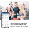 imageiHealth Lina Smart Digital Body Weight ScaleBathroom Scale With Stepon Technology 400 Lb High Accuracy 01 Lb BMI Smart Scale White LbKg
