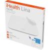imageiHealth Lina Smart Digital Body Weight ScaleBathroom Scale With Stepon Technology 400 Lb High Accuracy 01 Lb BMI Smart Scale White LbKg