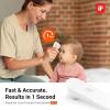 imageiHealth NoTouch Forehead Thermometer for Adults Kids Babies  1s Fast Accurate 3 UltraSensitive Sensors Quiet Vibration Feedback Digital Large LED Digits Easy to Use for Home ampamp Nurses PT3