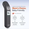 imageiHealth Touchless Thermometer for Adults and Kids ColorCoded Alert ampamp Silent Mode 1Second Accurate Fever Check Portable for Home Travel Use  PT2L BlackBlack