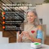 imageiHealth Track Smart Upper Arm Blood Pressure Monitor with Wide Range Cuff That fits Standard to Large Adult Arms Bluetooth Compatible for iOS ampamp Android Devices