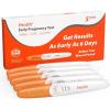 imagePregnancy Test Strips Kit with Cup iHealth Early Detection HighSensitivity HCG Tests Detect 6 Days Sooner Over 99 Accurate Individually Wrapped Includes 3 Sticks  10 Strips Pruebas de Embarazo1 Count Pack of 5