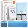 imageiHealth Acacia Blood Glucose Monitor Kit 100 Glucometer Strips 100 Lancets 1 Blood Sugar Monitor 1 Lancing Device 1 Travel Bag No Coding Portable Blood Sugar Testing Kit Diabetes Testing