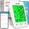 imageiHealth Accu Luminate Arm Blood Pressure Monitor  45quot Large TriColor WHOBased LCD Clinically Validated Accuracy Irregular Heartbeat Alert Bluetooth Cloud Sync Adjustable Large 86quot17quot CuffWhite