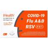 imageiHealth Flu AB COVID19 amp RSV 4in1 Antigen Rapid Test Results in 15 Minutes FDA Authorized OTC Home Test NonInvasive Nasal Swab Easy to Use amp No Discomfort 1 Pack 4 Tests Total
