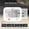 imageiHealth Jurni Smart Blood Pressure Monitor for Home Use Rechargeable amp HighContrast Dual Display Upper Arm Blood Pressure Cuff for 2 Users Clinically Validated AppEnabled for iOS amp Android